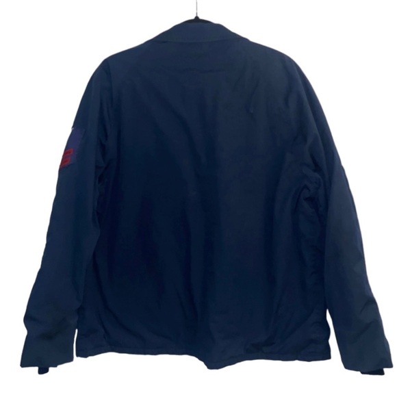Vintage US NAVY USN Military Utility Full Zip Naval Deck Field Jacket Size 48R - Picture 9 of 10